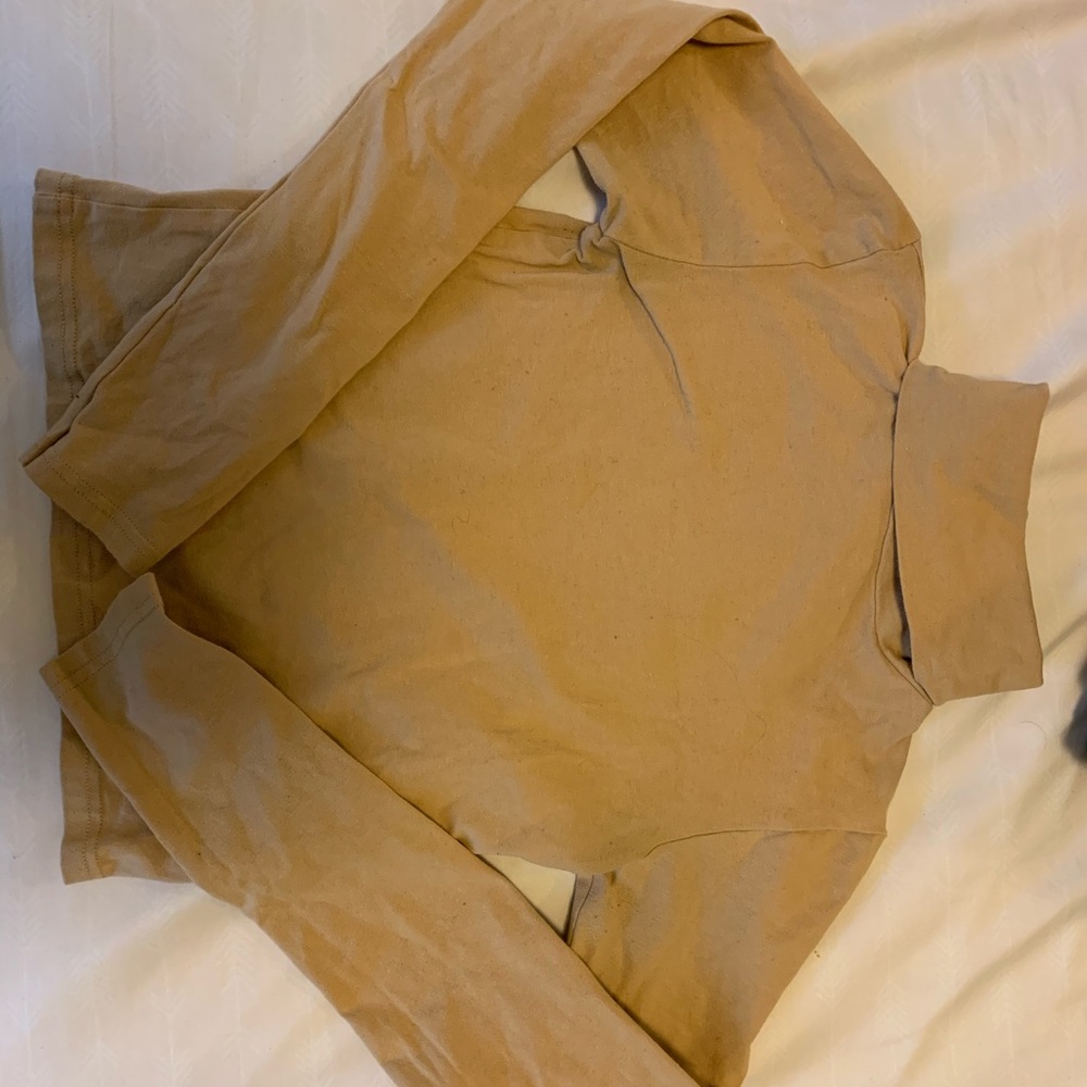 American apparel crop turtle neck